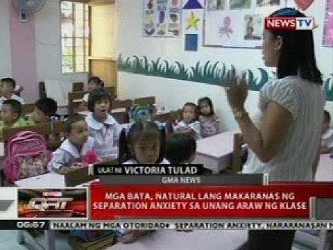 QRT: Mga bata, natural na makaranas ng separation anxiety sa unang araw ng klase