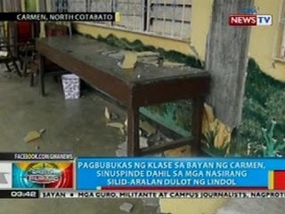 BP: Carmen, North Cotabato, isinailalim sa state of calamity dahil sa sunod-sunod na paglindol doon