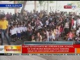 BT: Ilang estudyante ng Jordan Elem. School sa Guimaras, sa gym muna magka-klase