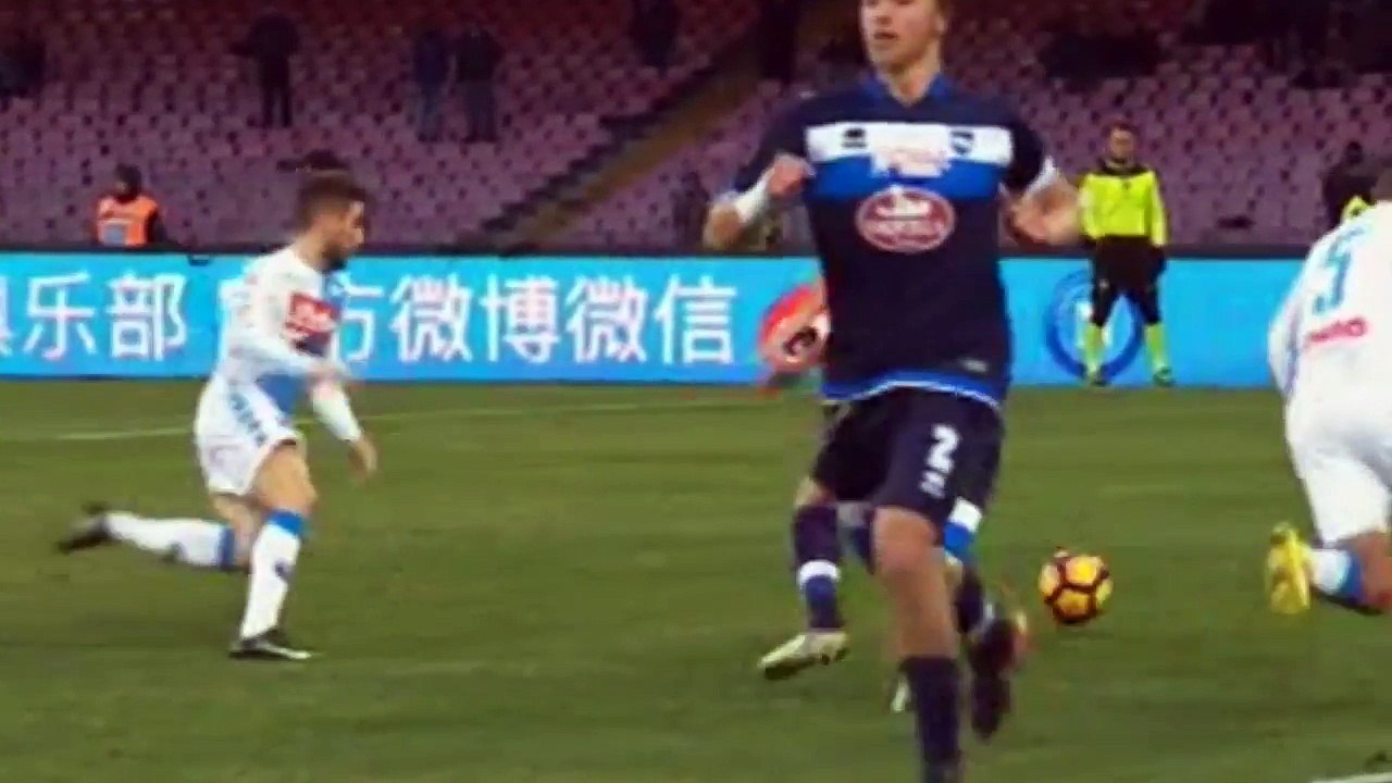 Dries Mertens Goal - Napoli 3-0 Pescara   15.01.2017