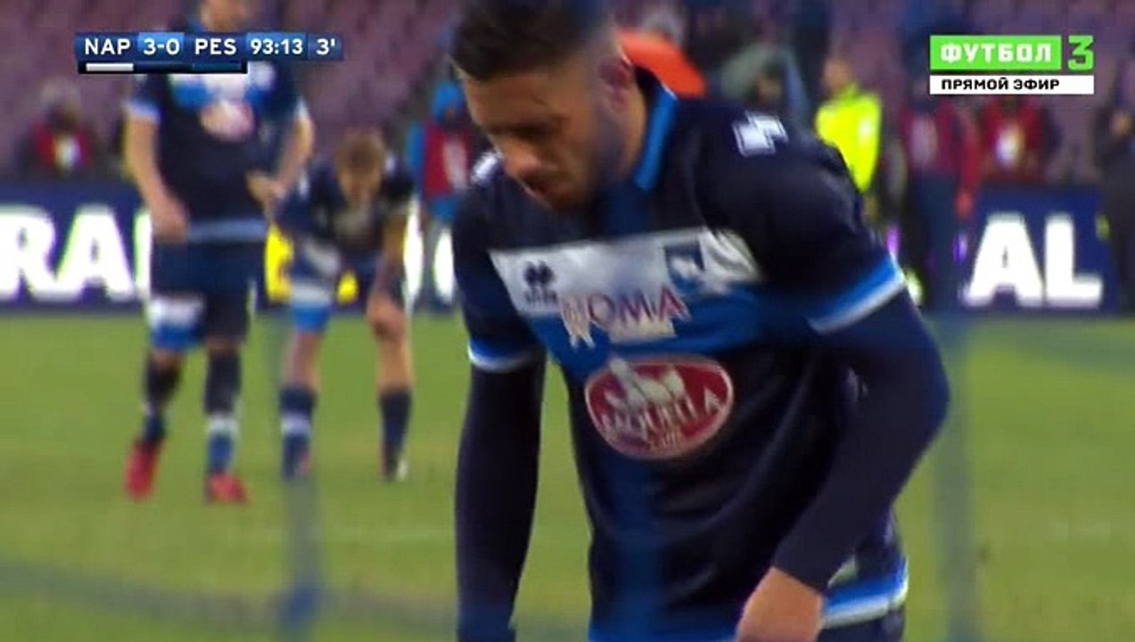 Gianluca Caprari  Penalty Goal HD - Napoli	3-1	Pescara 15.01.2017