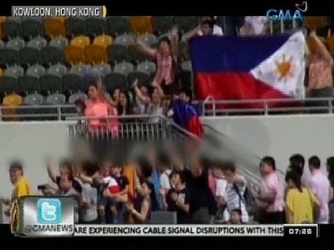 24 Oras: PHL Azkals, na-boo at binato pa raw ng fans ng natalo nilang team ng Hong Kong
