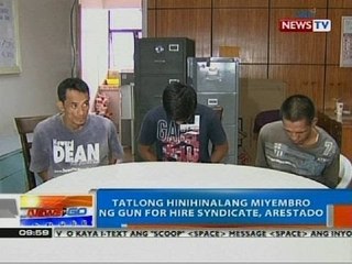 NTG: NBI, nagsagawa ng operasyon kontra sa umano'y gun for hire syndicate