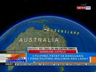 NTG: 3 Pilipino, patay sa banggaan; 1 pang Pilipino, malubha ang lagay
