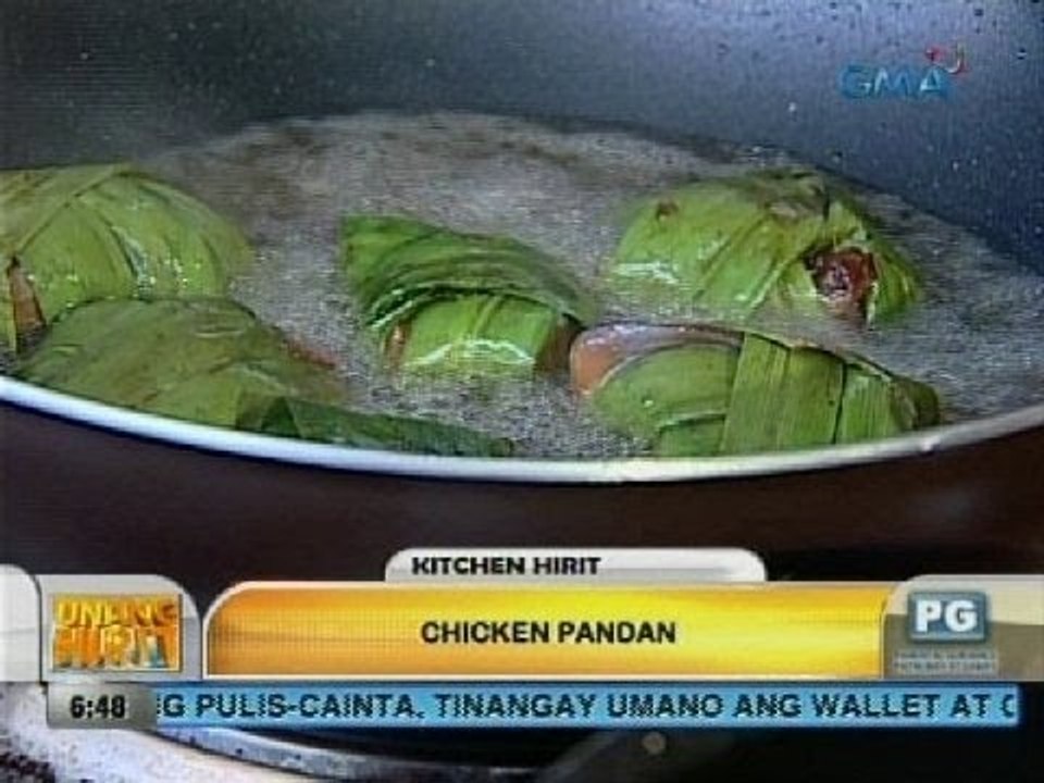 Kitchen Hirit: Chicken Pandan