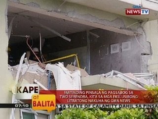 KB: Imbestigasyon sa pagsabog, hawak na ng BFP