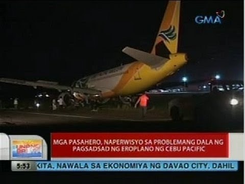 UB: Mga pasahero, naperwisyo sa problemang dala ng pagsadsad ng eroplano ng Cebu Pacific