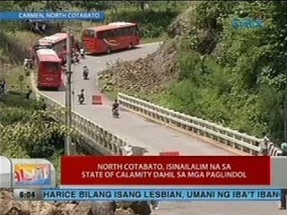 UB: North Cotabato, isinailalaim na sa state of calamity dahil sa mga paglindol