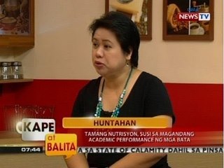 KB: Tamang nutrisyon, susi sa magandang academic performance ng mga bata