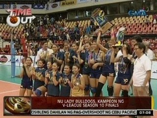 24Oras: NU Lady Bulldogs, kampeon ng V-League Season 10 Finals