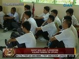 24Oras: Isang paaralan sa Taguig, sapat nga ang classroom, kulang naman sa upuan