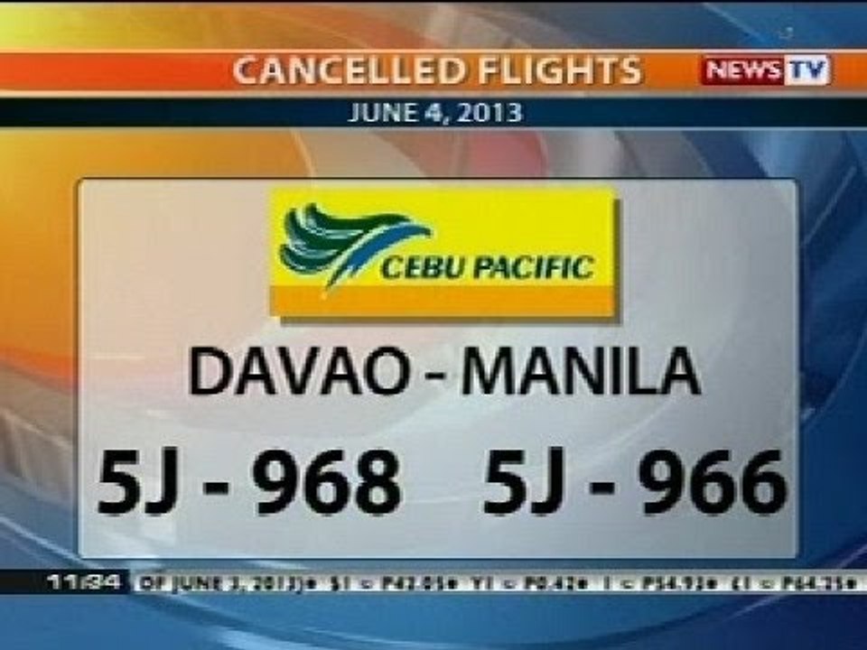 BT: Cancelled flights (June 4, 2013)