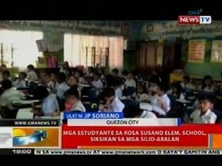 BT: Mga estudyante sa Rosa Susano Elem. School sa QC, siksikan sa mga silid-aralan