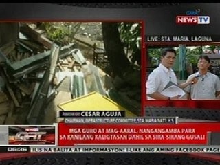 QRT: Mga guro at mag-aaral sa Laguna, nangangamba sa kanilang kaligtasan dahil sa sira-sirang gusali