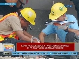 UB: Sanhi ng pagsabog sa Two Serendra condo, 'di pa tinutukoy ng mga otoridad