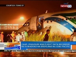 Mga pasahero ng sumadsad na eroplano, inireklamo ang hindi umano maayos na pag-aasikaso sa kanila