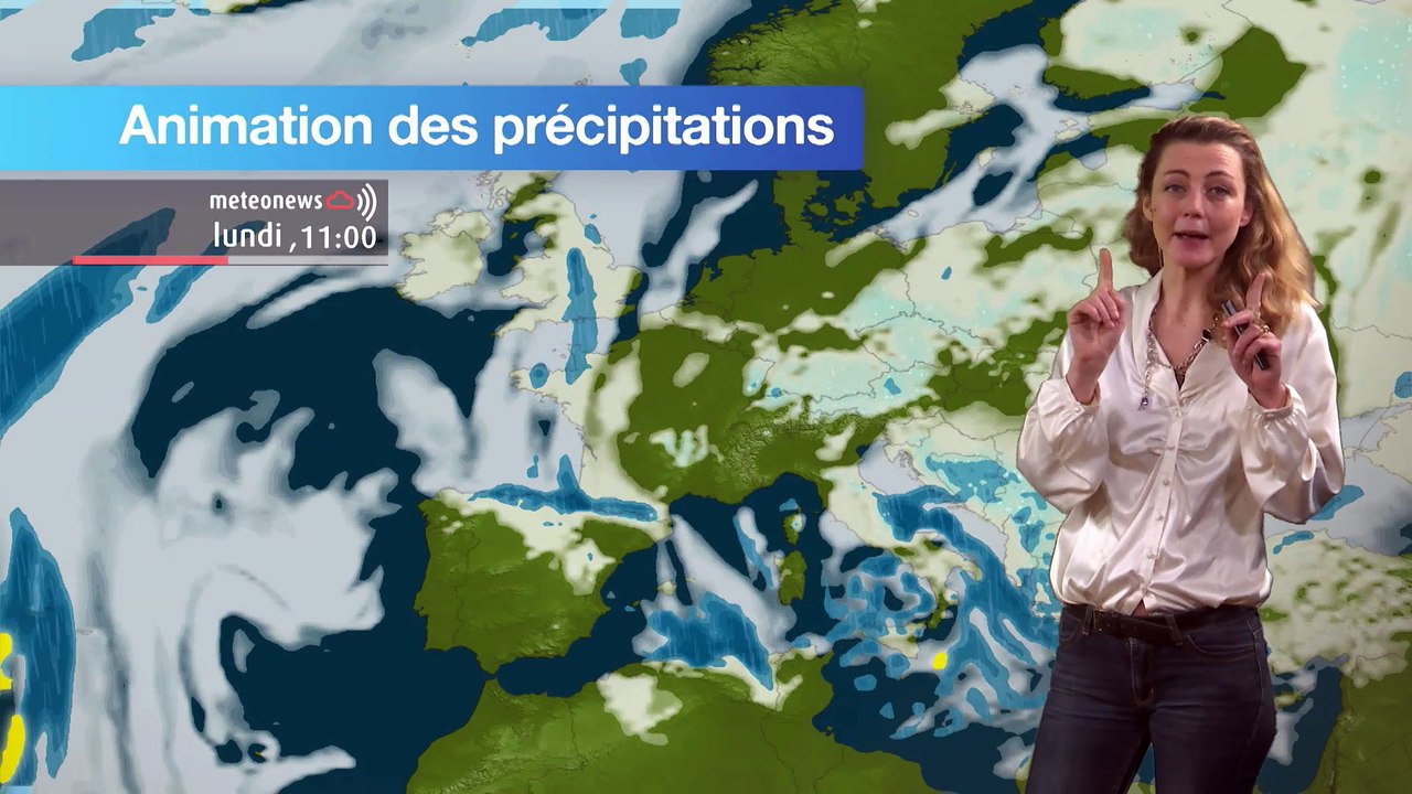 Prévisions météo pour la journée du lundi 16 janvier