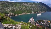 Kotor Gezilecek Yerler - Kotor Kalesi Manzarası