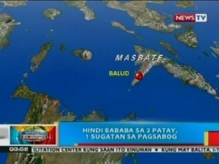 BP: Hindi bababa sa 2 patay, 1 sugatan sa pagsabog sa Balud, Masbate