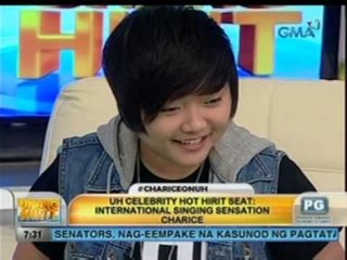 Unang Hirit: UH Celebrity Hot Hirit Seat: International Singing Sensation Charice (part 2)