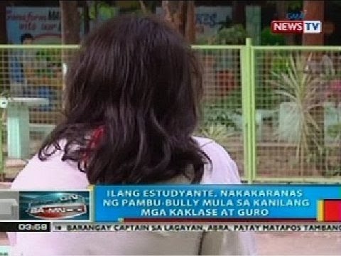 Ilang estudyante, nakakaranas ng pambu-bully mula sa kanilang mga kaklase at guro