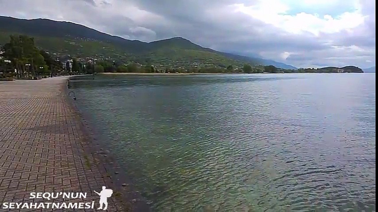 Ohrid Gezilecek Yerler - Ohrid Gölü Kıyısı   Shore of Lake Ohrid