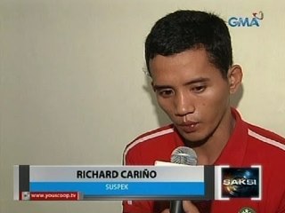 Saksi: Suspek sa modus kung saan binabangga muna ang sasakyan ng hoholdapin, arestado