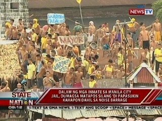 Dalaw ng mga inmate sa Manila City jail, dumagsa matapos silang 'di papasukin dahil sa noise barrage