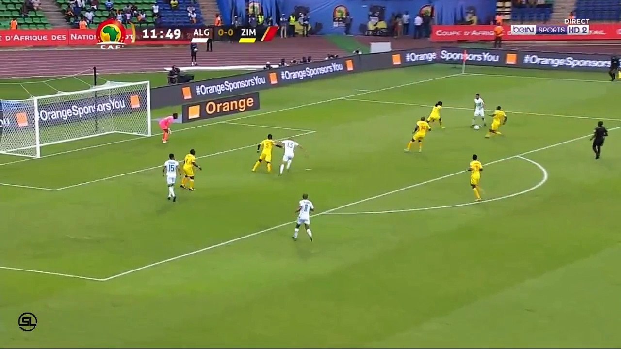 Riyad Mahrez Goal - Algeria vs. Zimbabwe
