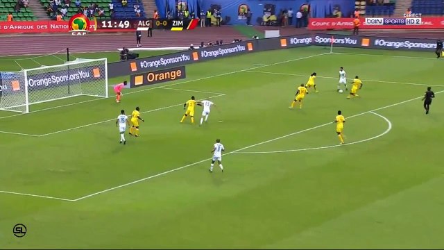 Riyad Mahrez Goal - Algeria 1-0 Zimbabwe 15.01.2017 (HD)