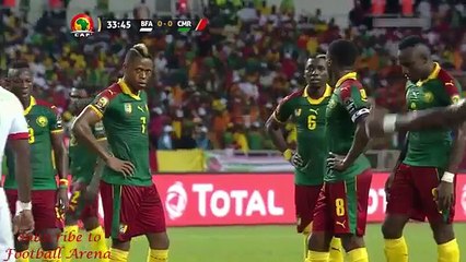 Afcon 2017- Moukandjo scores Amazing free kick for Cameroon