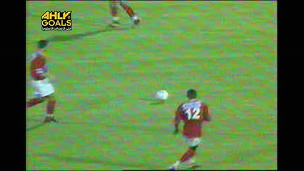 كوبرى حسام غالى لجوارديولا وهدف الاهلى الثانى فى روما الأيطالى 2002