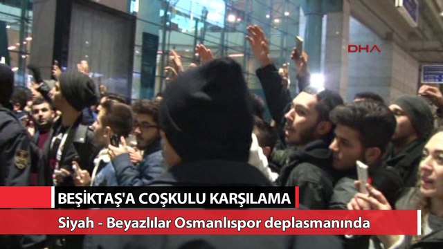 Beşiktaş'a Ankara'da coşkulu karşılama