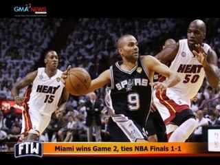 FTW: Miami wins Game 2, ties NBA Finals 1