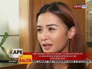 Kris Bernal, nag-alok ng P15,000 na pabuya sa sinumang makakapagsauli ng kanyang aso