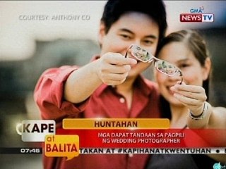 KB: Mga dapat tandaan sa pagpili ng wedding photographer