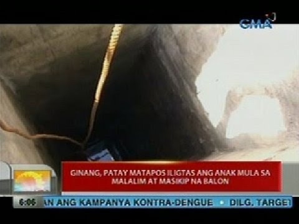 UB: Ginang, patay matapos iligtas ang anak mula sa malalim at masikip na balon
