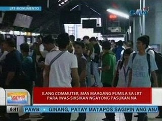 UB: Ilang commuter, mas maagang pumila sa LRT para iwas-siksikan ngayong pasukan na