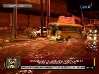 24 Oras: Mga residente, lumilikas tuwing gabi sa takot sa posibleng landslide sa Davao City