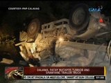 24 Oras: Dalawa, patay matapos tumaob ang sinakyang trailer truck sa Calauag, Quezon