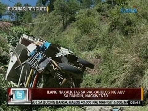 24 Oras: Ilang nakaligtas sa pagkahulog ng AUV sa bangin, nagkwento