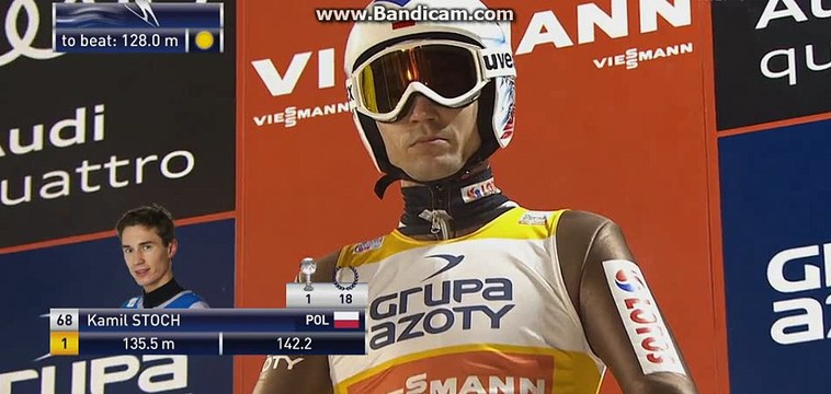 15.01.2017 Wisla 128 m winning jump Kamil Stoch