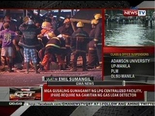 Mga gusaling gumagamit ng LPG centralized facility, ipare-require na gamitan ng gas leak detector