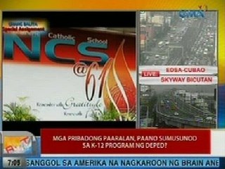UB: Mga pribadong paaralan, paano sumusunod sa K-12 program ng DepEd?