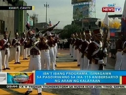 BP: Iba't ibang programa, isinagawa sa pagdiriwang sa ika-115 anibersaryo ng Araw ng Kalayaan