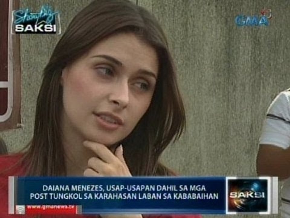 Saksi: Posts ni Daiana Menezes tungkol sa karahasan sa kababaihan, usap-usapan