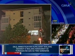 Saksi: Kawalan ng amoy ng sumingaw na gas sa Two Serendra, iimbestigahan ng DILG