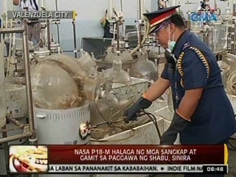 24Oras: Nasa P18-M halaga ng mga sangkap at gamit sa paggawa ng shabu, sinira