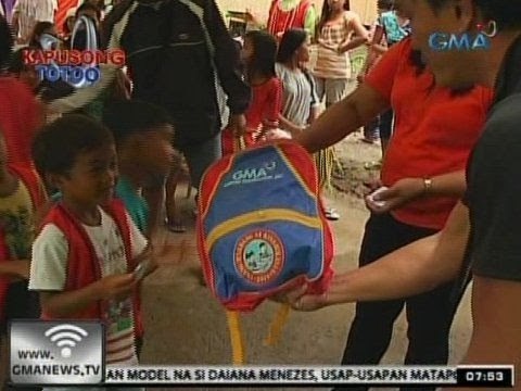 24Oras: Halos 6k bata sa Compostela Valley, nabigyan ng bagong school supplies ng Kapuso Foundation