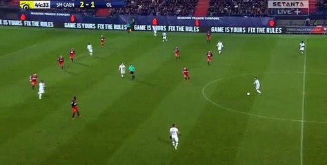 Alexandre Lacazette Goal HD - Caen	2-2	Lyon 15.01.2017
